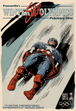 Illustration for article titled The Winter Olympics Would Be Much So Better With Superheroes